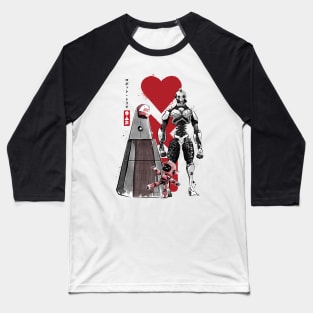 Three robots sumi-e Baseball T-Shirt